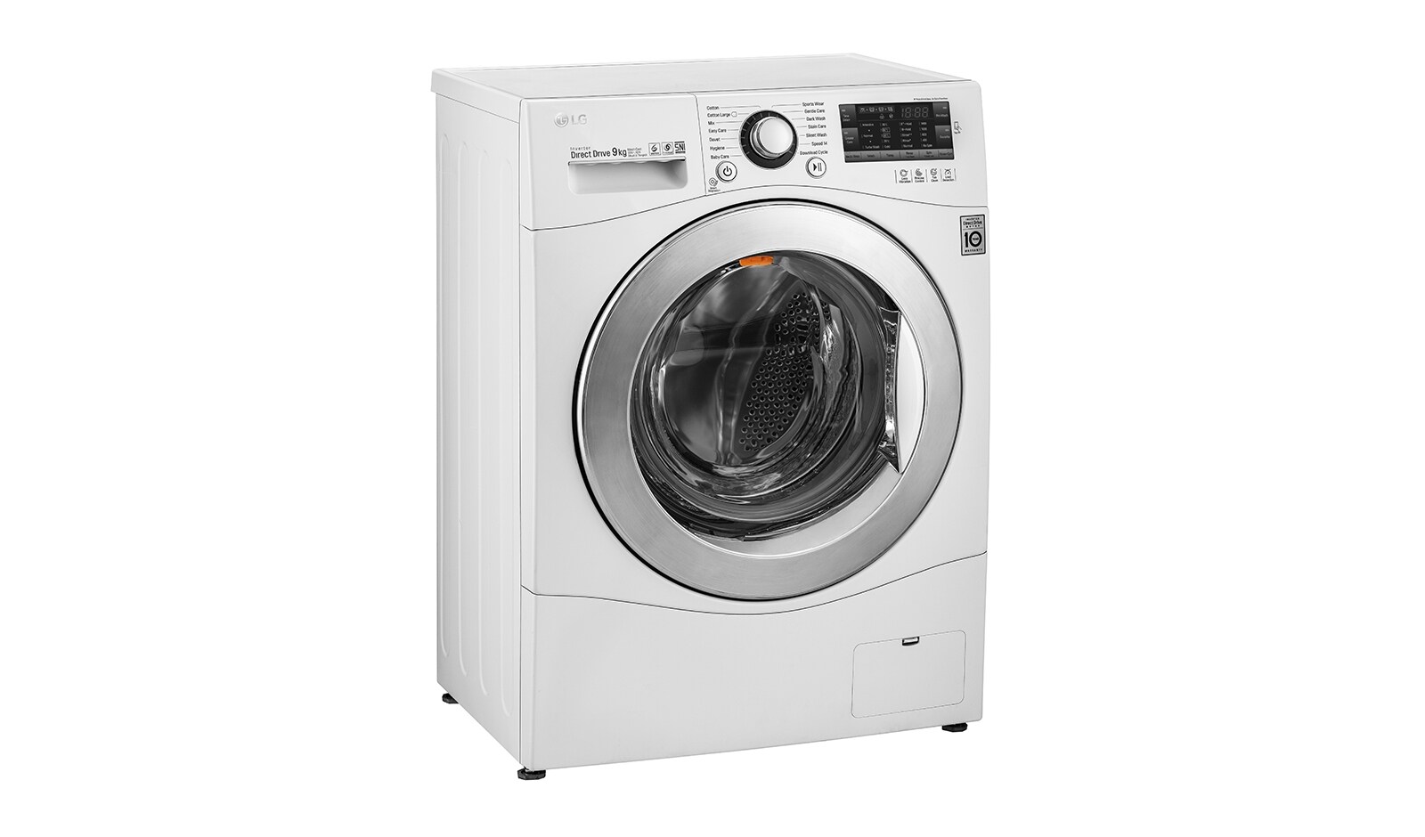 LG 9kg, Front Loading - TurboWash, F1409NPPW