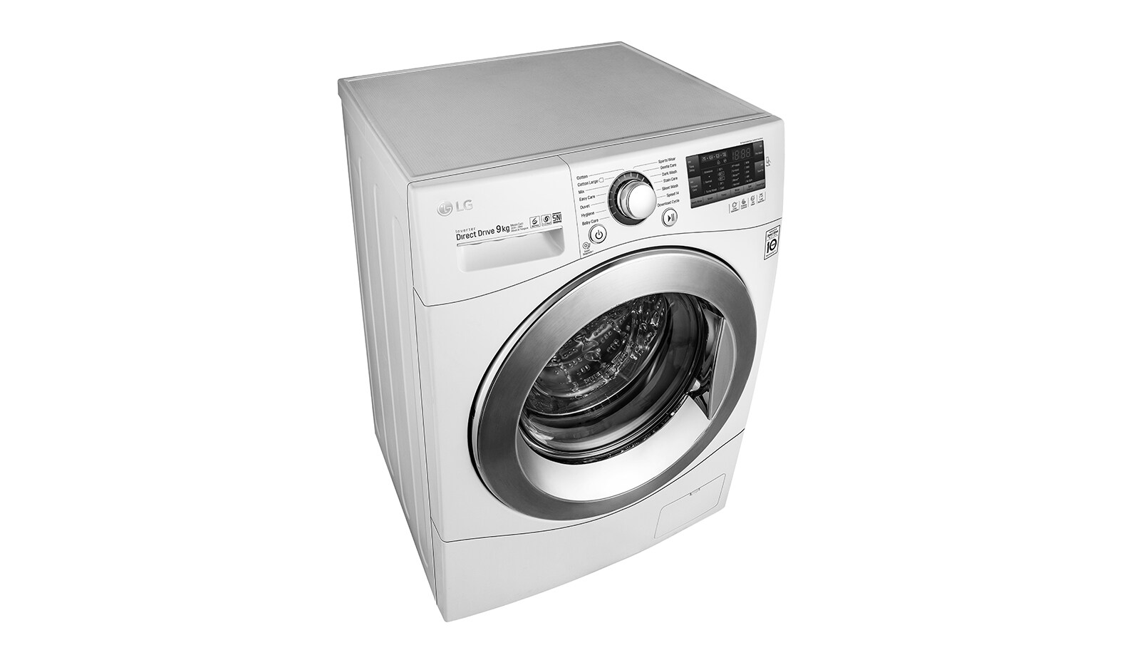 LG 9kg, Front Loading - TurboWash, F1409NPPW