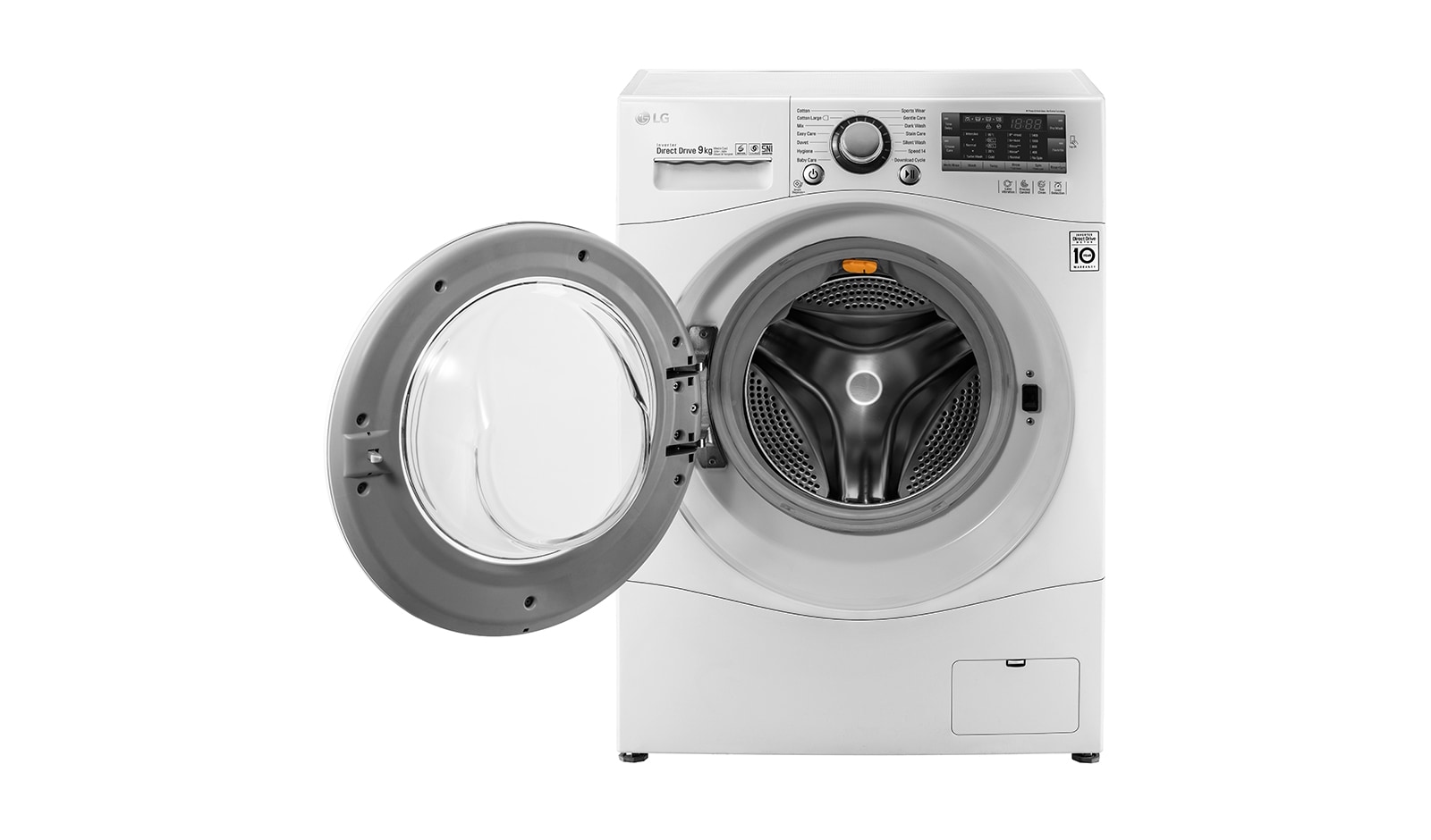 LG 9kg, Front Loading - TurboWash, F1409NPPW