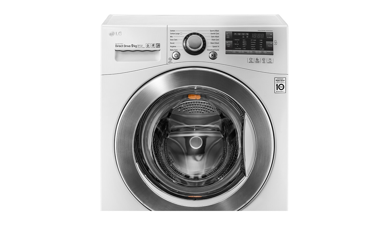 LG 9kg, Front Loading - TurboWash, F1409NPPW