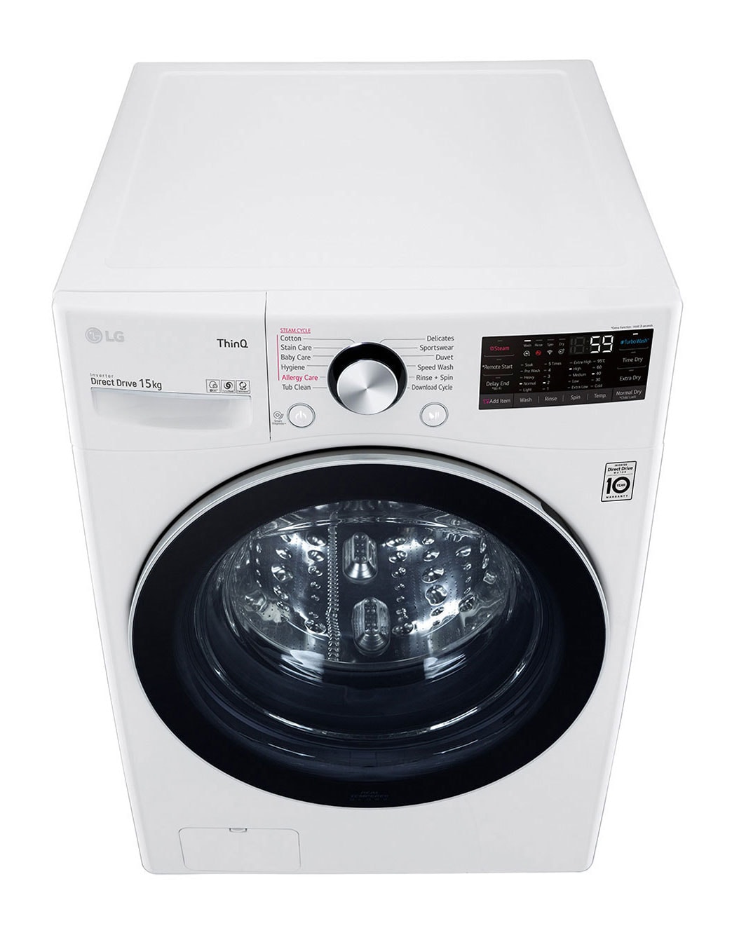 15kg Front Loading Mesin Cuci - F2515STGW | LG Indonesia