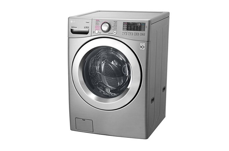 LG Mesin Cuci LG 20kg, Front Loading Kapasitas Besar dengan Steam Cycle - Perak Metalik, F2720SVTV