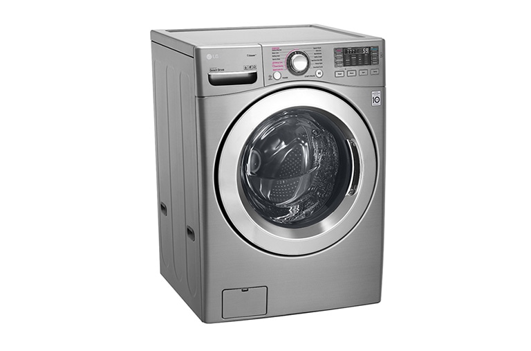 LG Mesin Cuci LG 20kg, Front Loading Kapasitas Besar dengan Steam Cycle - Perak Metalik, F2720SVTV