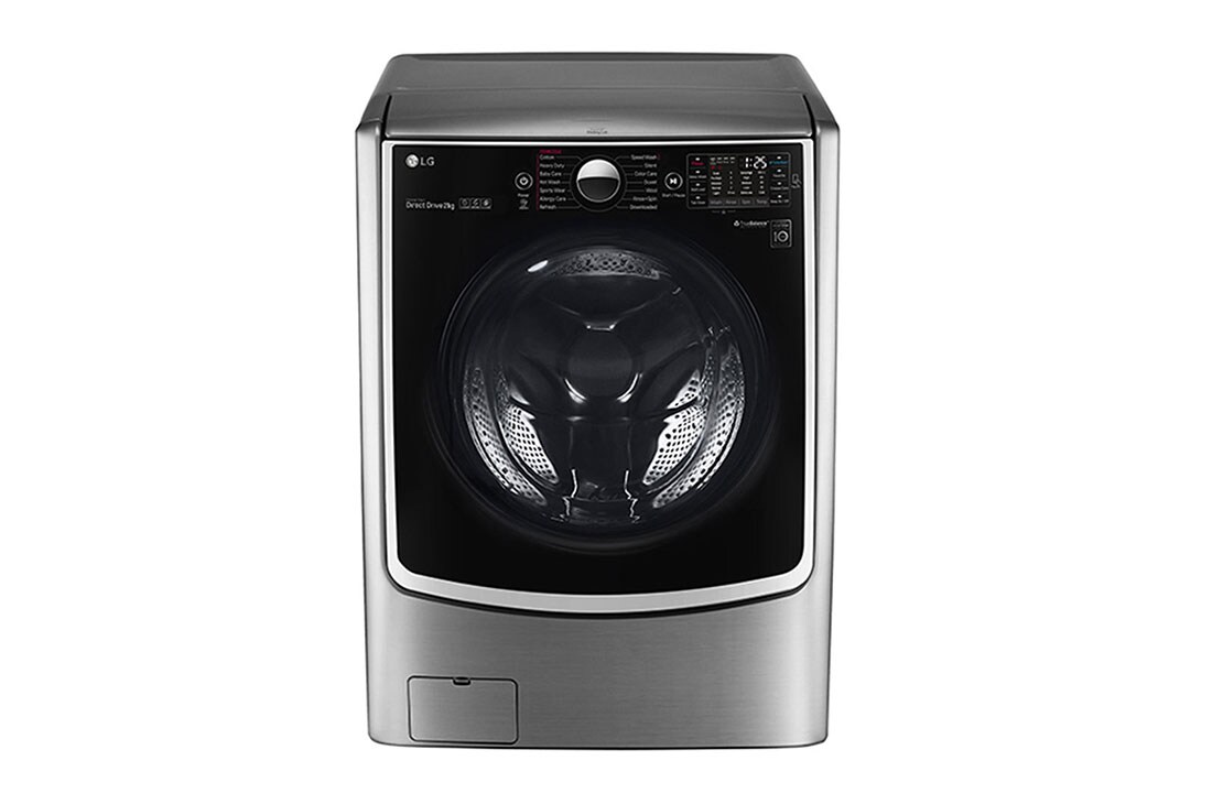LG Mesin Cuci LG 21kg wash, Front Loading dengan TrueSteam™ & TurboWash™ – ThinQ™ dengan WiFi, F2721STWV1