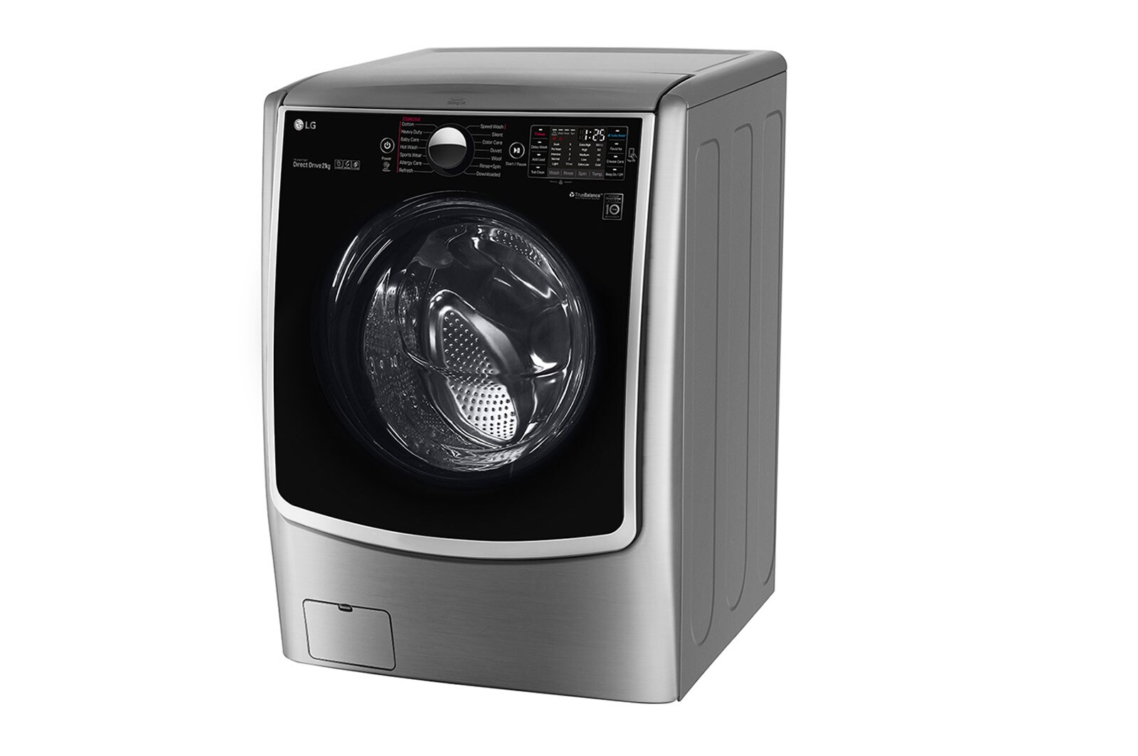 LG Mesin Cuci LG 21kg wash, Front Loading dengan TrueSteam™ & TurboWash™ – ThinQ™ dengan WiFi, F2721STWV1