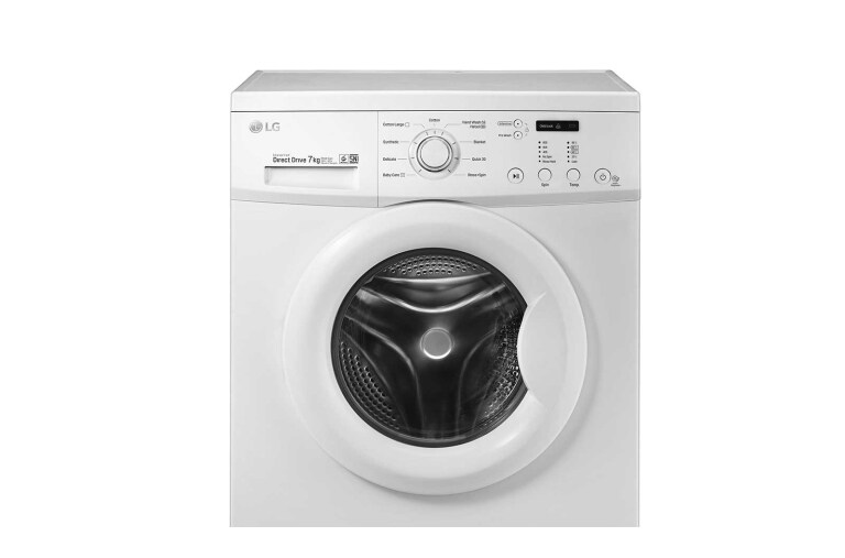 LG Mesin Cuci Front Loading, 7kg – Hemat Listrik dengan Inverter Direct Drive, F8007NMCW