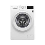 Front view of Mesin Cuci LG 7kg, Front Loading 6Motion DD dengan Steam - Putih FC1207S5W