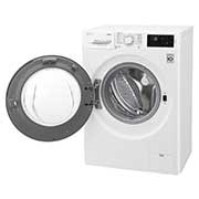 LG Mesin Cuci LG 7kg, Front Loading 6Motion DD dengan Steam - Putih, FC1207S5W