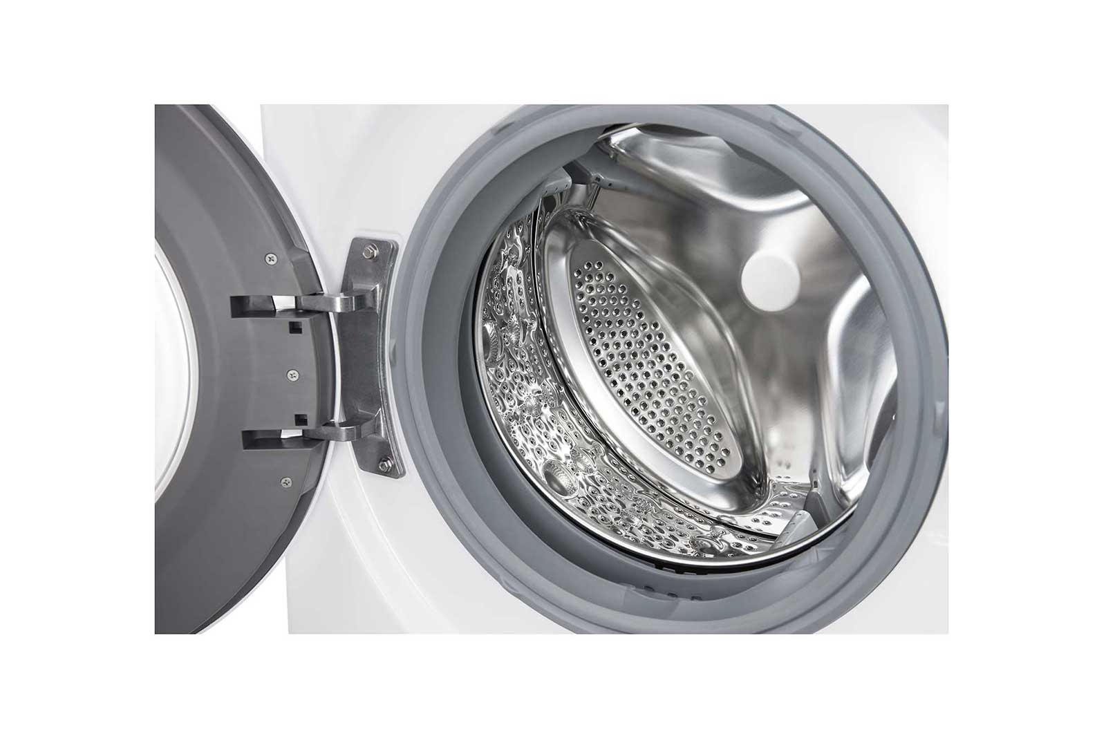 LG Mesin Cuci LG 7kg, Front Loading 6Motion DD dengan Steam - Putih, FC1207S5W