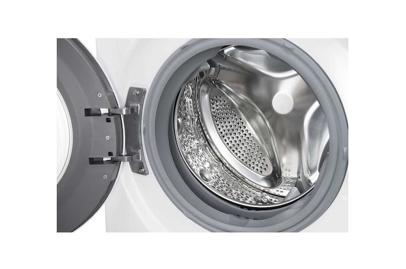 LG Mesin Cuci LG 7kg, Front Loading 6Motion DD dengan Steam - Putih, FC1207S5W