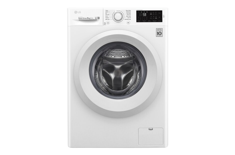 LG Mesin Cuci Front Loading, 8kg – SmartThinQ™ dengan WiFi, FC1208N5W