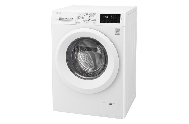 LG Mesin Cuci Front Loading, 8kg – SmartThinQ™ dengan WiFi, FC1208N5W