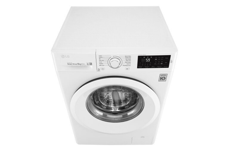 LG Mesin Cuci Front Loading, 8kg – SmartThinQ™ dengan WiFi, FC1208N5W