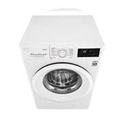 LG Mesin Cuci LG 8.5kg, Front Loading 6Motion DD dengan Smart Diagnosis™ - Putih, FC1285S5W