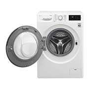 LG Mesin Cuci LG 8.5kg, Front Loading 6Motion DD dengan Smart Diagnosis™ - Putih, FC1285S5W