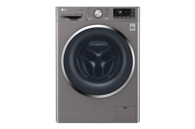 LG Mesin Cuci LG Front Loading Wash 9kg/ Dry 5kg TrueSteam™ & Inverter Direct Drive™ Motor - ThinQ™ dengan WiFi, FC1409H3E