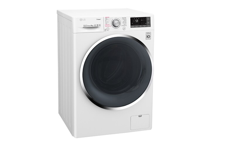 LG Mesin Cuci LG 9kg, Front Loading dengan Steam - Putih, FC1409S3W