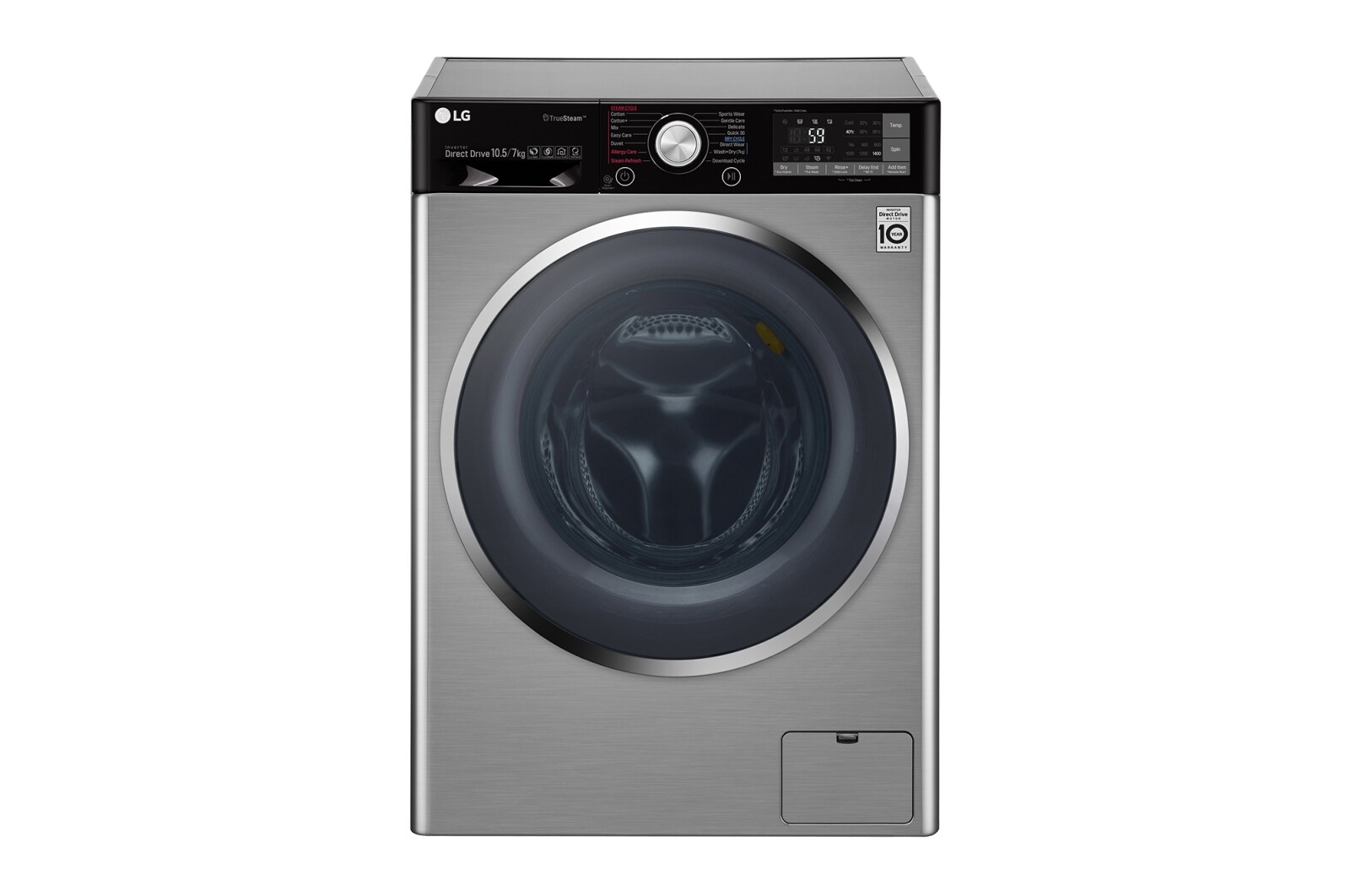 LG Mesin Cuci dan Pengering 10.5kg gross/ 7kg nett dengan Eco Hybrid dan TrueSteam™ - VCM, FC1450H1V