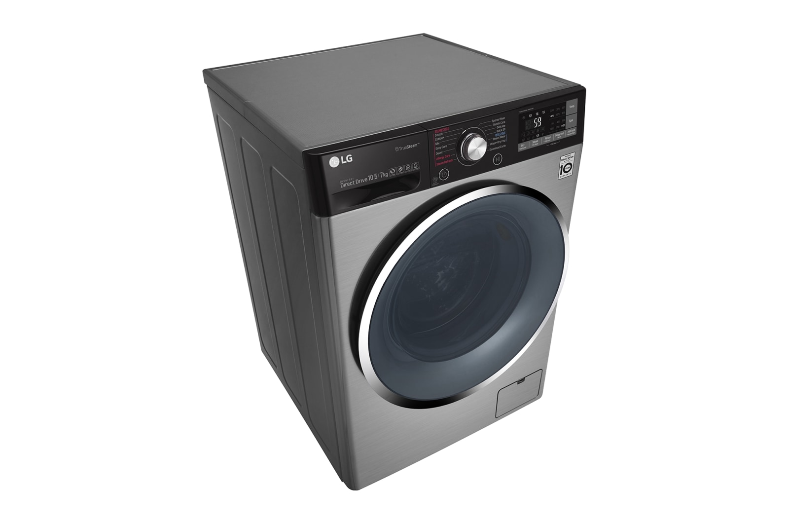 LG Mesin Cuci dan Pengering 10.5kg gross/ 7kg nett dengan Eco Hybrid dan TrueSteam™ - VCM, FC1450H1V