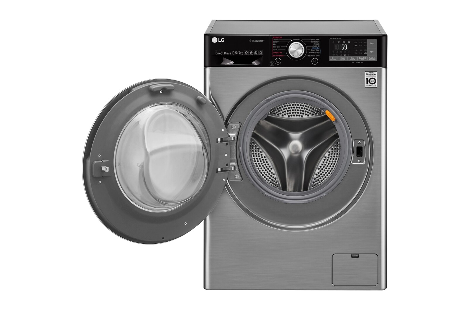 LG Mesin Cuci dan Pengering 10.5kg gross/ 7kg nett dengan Eco Hybrid dan TrueSteam™ - VCM, FC1450H1V