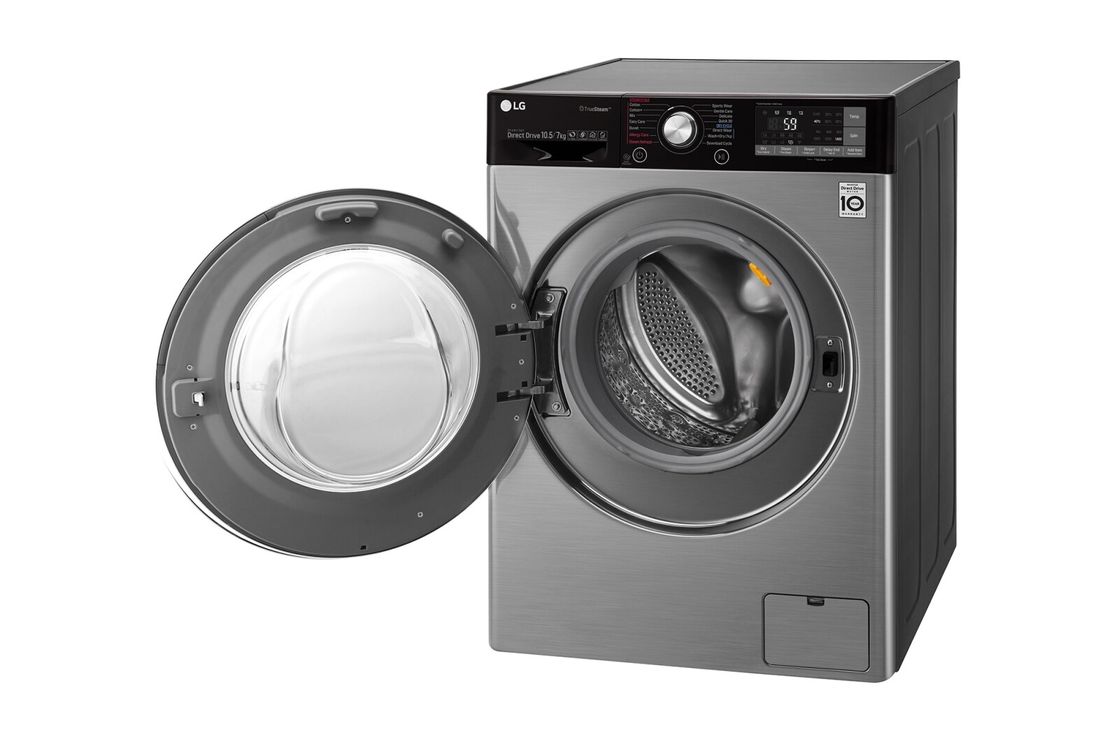 LG Mesin Cuci dan Pengering 10.5kg gross/ 7kg nett dengan Eco Hybrid dan TrueSteam™ - VCM, FC1450H1V