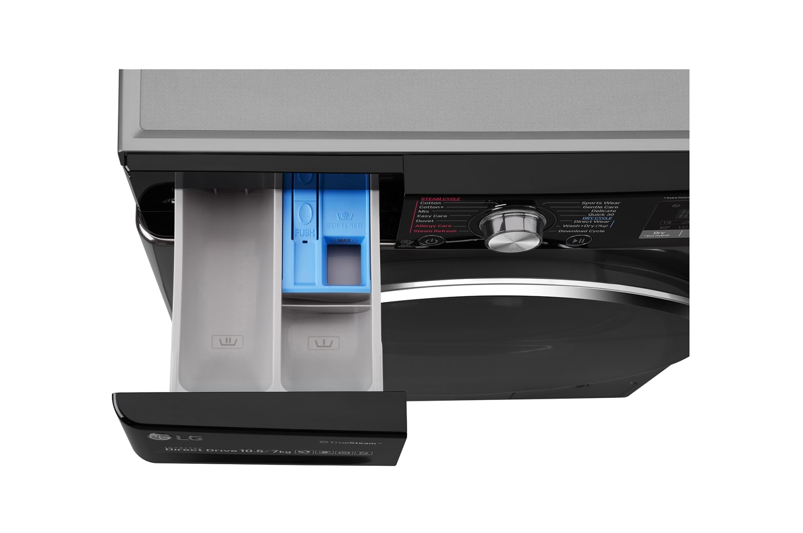 LG Mesin Cuci dan Pengering 10.5kg gross/ 7kg nett dengan Eco Hybrid dan TrueSteam™ - VCM, FC1450H1V