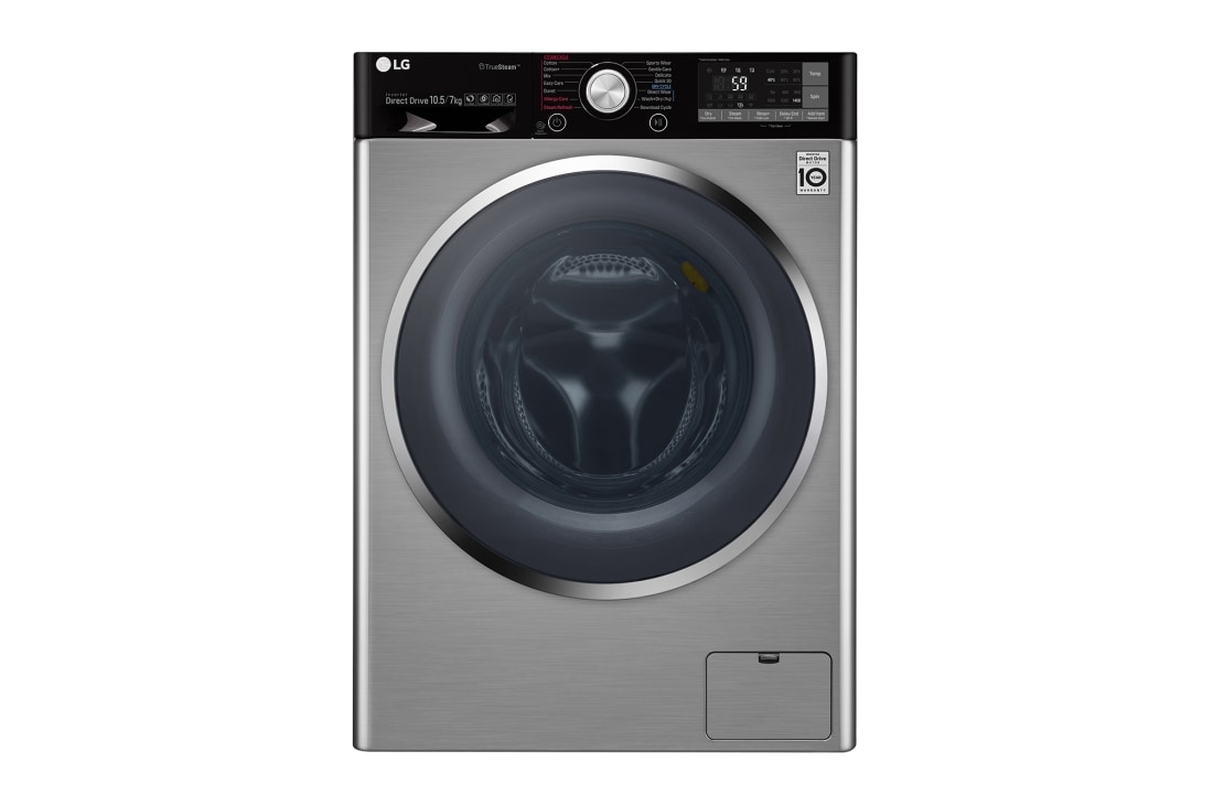 LG Mesin Cuci dan Pengering 10.5kg gross/ 7kg nett dengan Eco Hybrid dan TrueSteam™ - VCM, FC1450H1V