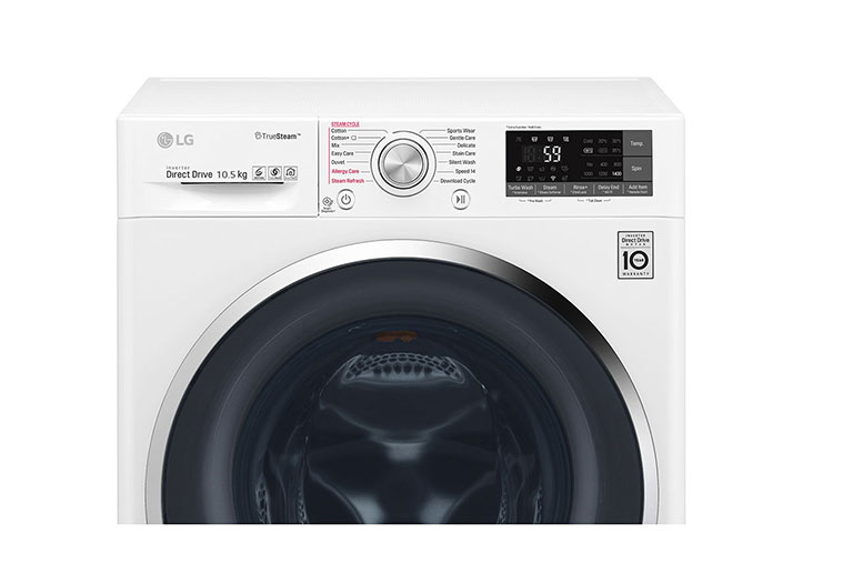 LG Mesin Cuci Front Loading, 10.5kg – SmartThinQ™ dengan WiFi, FC1450S2W