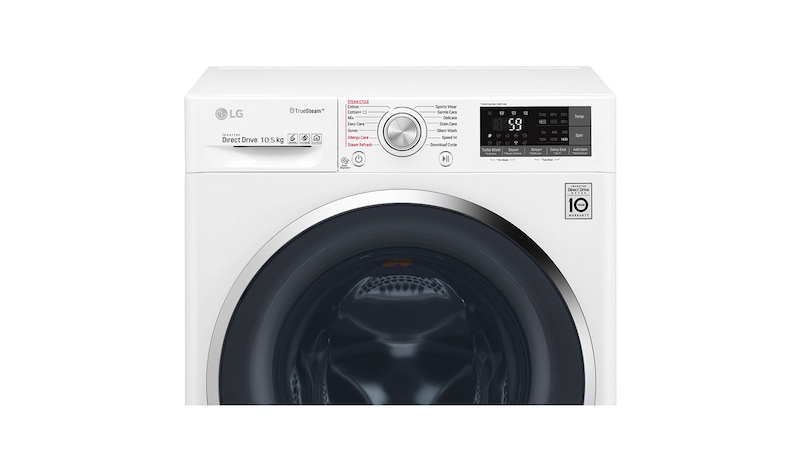 LG Mesin Cuci Front Loading, 10.5kg – SmartThinQ™ dengan WiFi, FC1450S2W