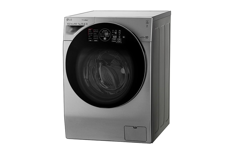 LG Mesin Cuci Front Loading, Wash 12kg/ Dry 8kg dengan 6 Motion DD dan Steam– SmartThinQ™ dengan WiFi, FG1612H2V