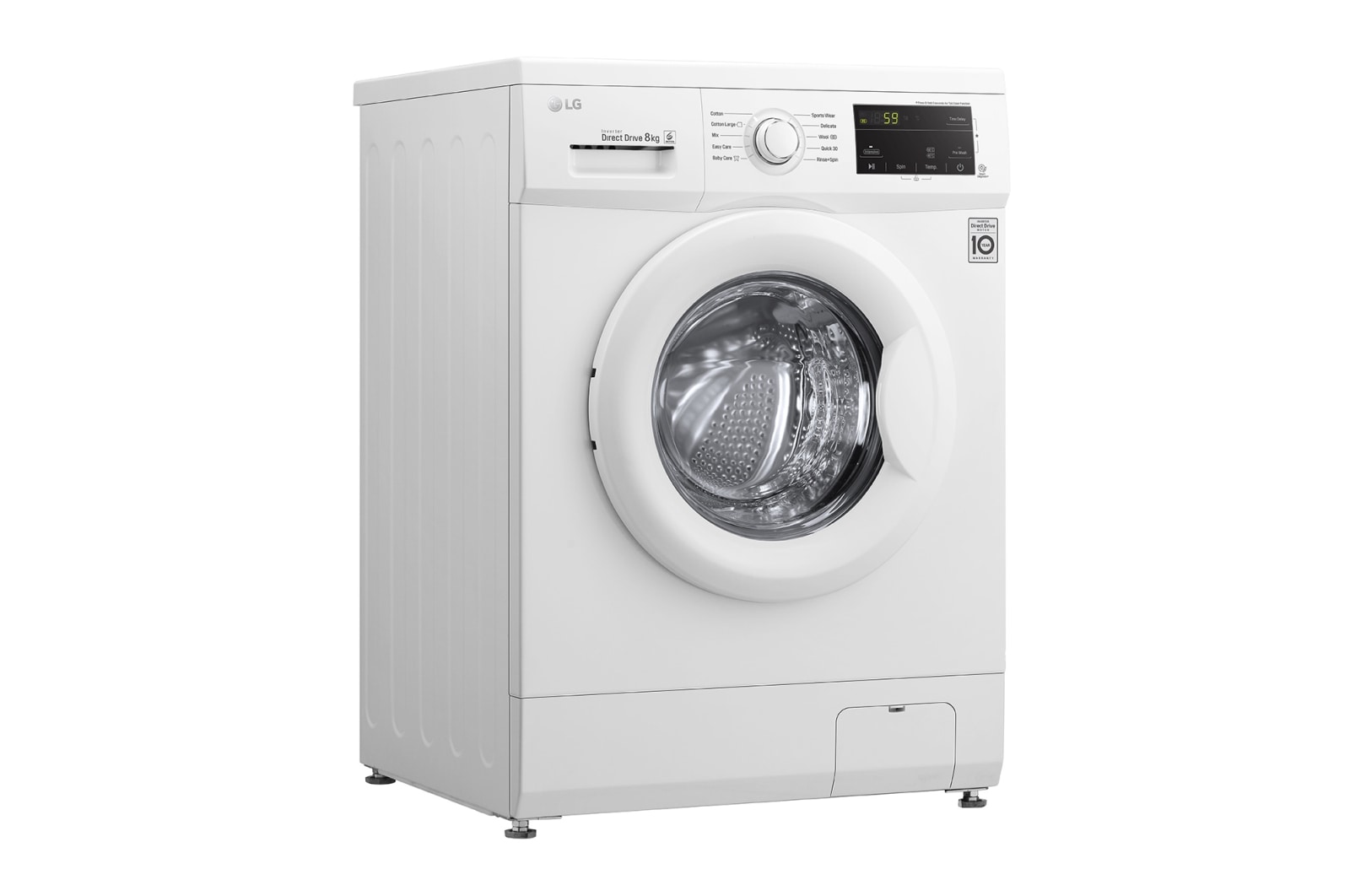 LG 8kg Front Loading Mesin Cuci AI DD™, FM1208N3W