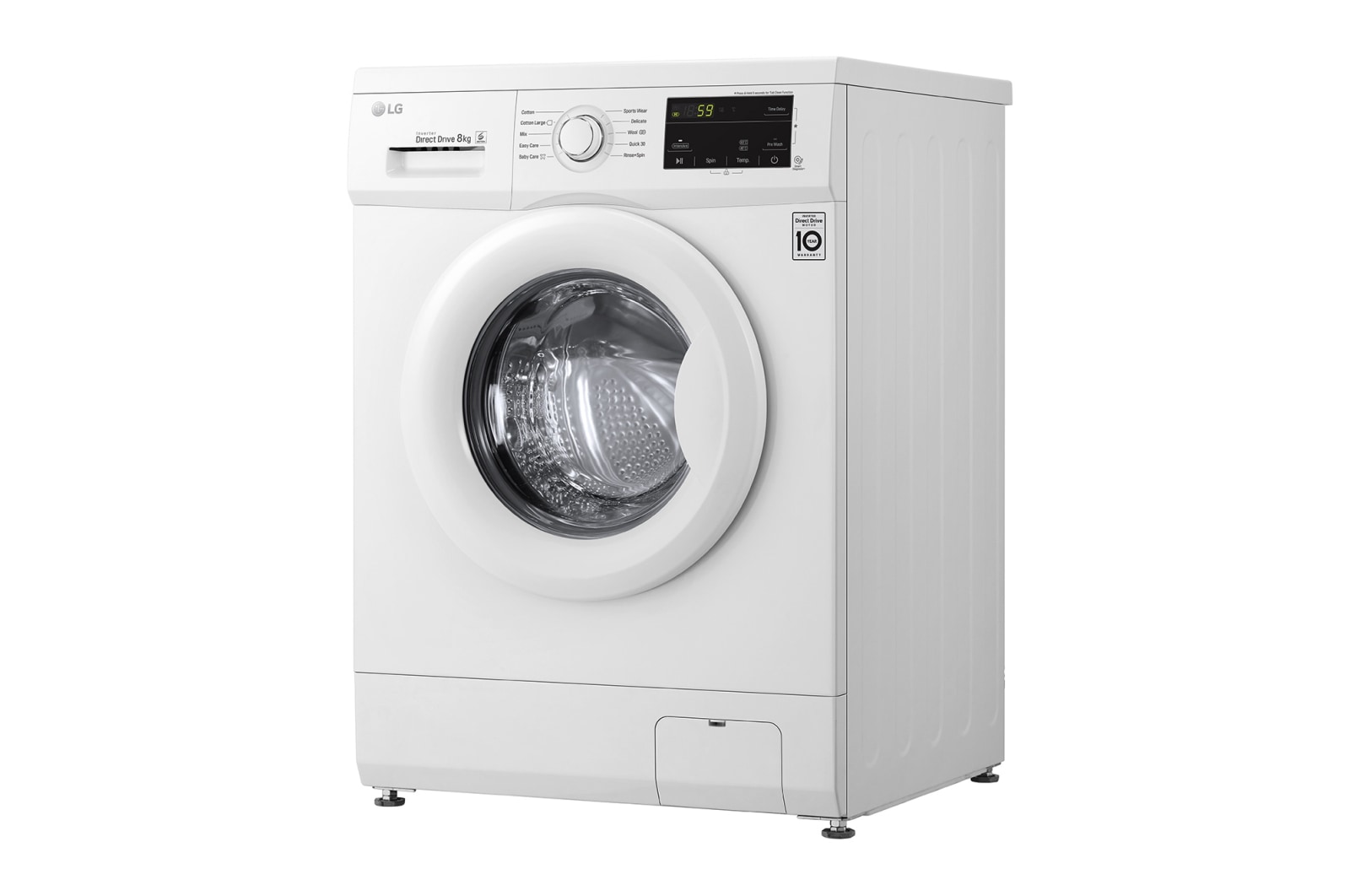 LG 8kg Front Loading Mesin Cuci AI DD™, FM1208N3W