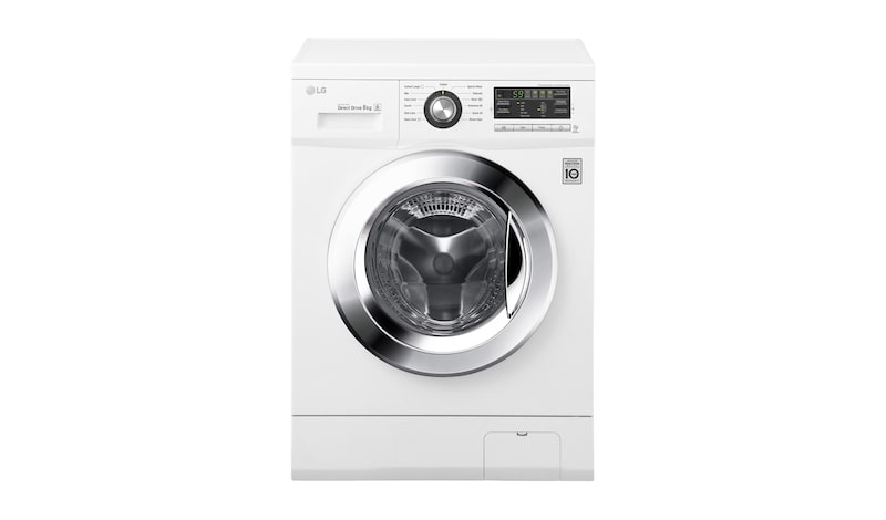 LG 8kg, Front Loading - 6Motion DD Motor, FM1281D6