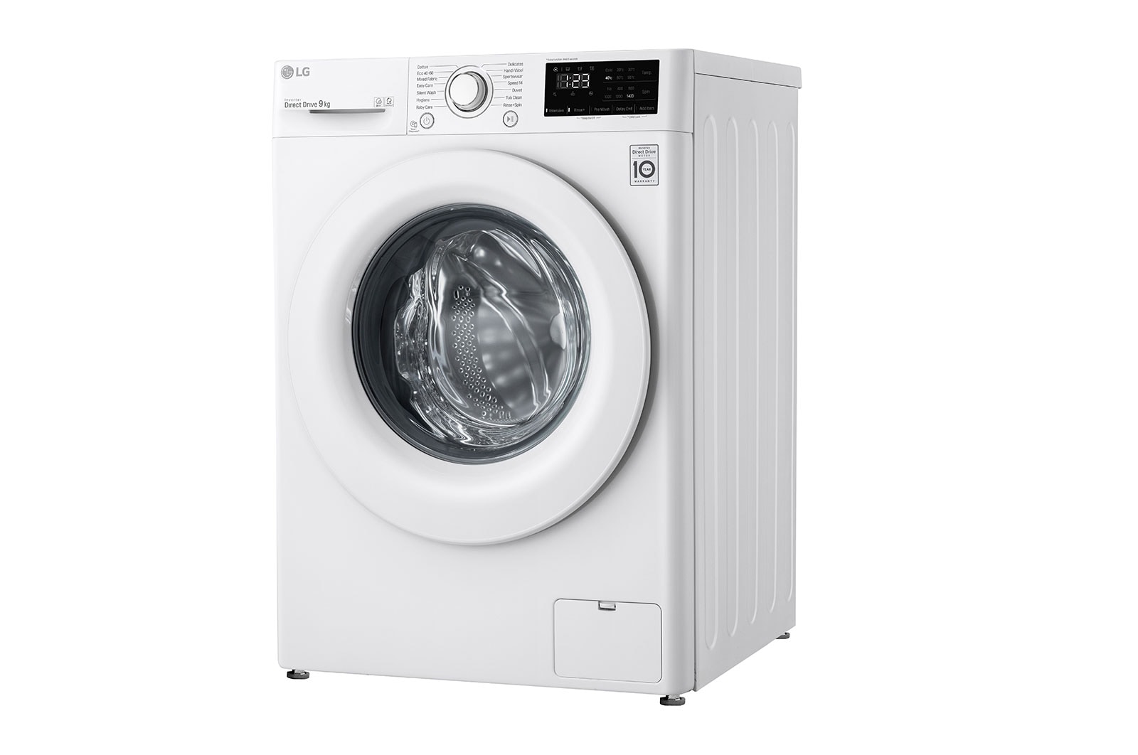 LG Mesin Cuci LG 9kg, Front Loading AI DD™ dengan Steam™, Smart Diagnosis™ - Putih, FV1209S5W