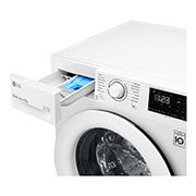 LG Mesin Cuci LG 9kg, Front Loading AI DD™ dengan Steam™, Smart Diagnosis™ - Putih, FV1209S5W