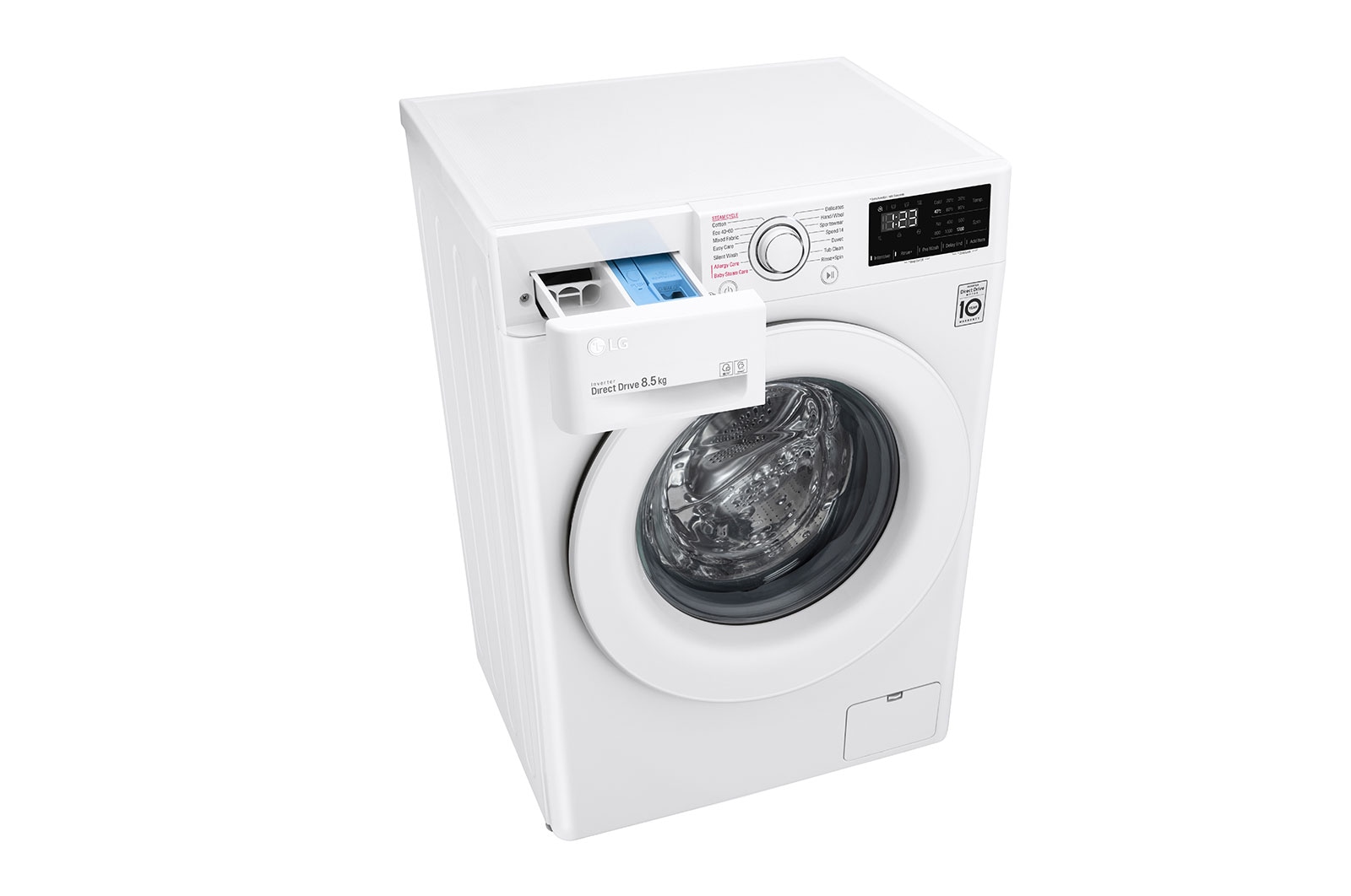 LG 8.5kg Front Loading Mesin Cuci AI DD™, FV1285S5WS
