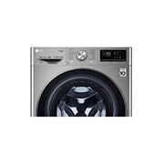 LG Mesin Cuci LG 9kg, Front Loading AI DD™ dengan TurboWash™ dan Steam, ThinQ™ dengan WiFi - Metalik, FV1409D3V