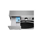 LG Mesin Cuci LG 9kg, Front Loading AI DD™ dengan TurboWash™ dan Steam, ThinQ™ dengan WiFi - Metalik, FV1409D3V