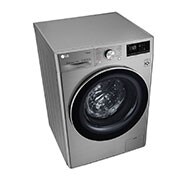 LG Mesin Cuci LG 9kg, Front Loading AI DD™ dengan TurboWash™ dan Steam, ThinQ™ dengan WiFi - Metalik, FV1409D3V