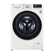 Mesin Cuci LG 9kg, Front Loading AI DD™ dengan TurboWash™ &amp; Steam&#43;™, ThinQ™ dengan WiFi - Putih FV1409S3W tampak depan