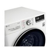 LG Mesin Cuci LG 9kg, Front Loading AI DD™ dengan TurboWash™ & Steam+™, ThinQ™ dengan WiFi - Putih, FV1409S3W