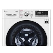 LG Mesin Cuci LG 9kg, Front Loading AI DD™ dengan TurboWash™ & Steam+™, ThinQ™ dengan WiFi - Putih, FV1409S3W