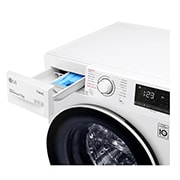 LG Mesin Cuci LG 11kg, Front Loading AI DD™ dengan Steam™ - Putih, FV1411S5WN