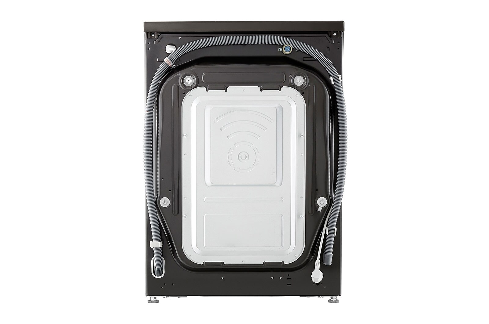 LG Mesin Cuci LG 10.5kg, Front Loading AI DD™ dengan TurboWash™ 360, ThinQ™ dengan WiFi - Premium Black Steel, FV1450H1B