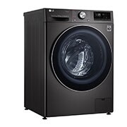LG Mesin Cuci LG 10.5kg, Front Loading AI DD™ dengan TurboWash™ 360, ThinQ™ dengan WiFi - Premium Black Steel, FV1450H1B
