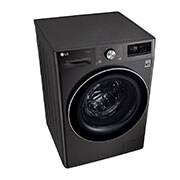 LG Mesin Cuci LG 10.5kg, Front Loading AI DD™ dengan Steam+™ dan TurboWash 360™, ThinQ™ dengan WiFi - Hitam Metalik, FV1450S1B