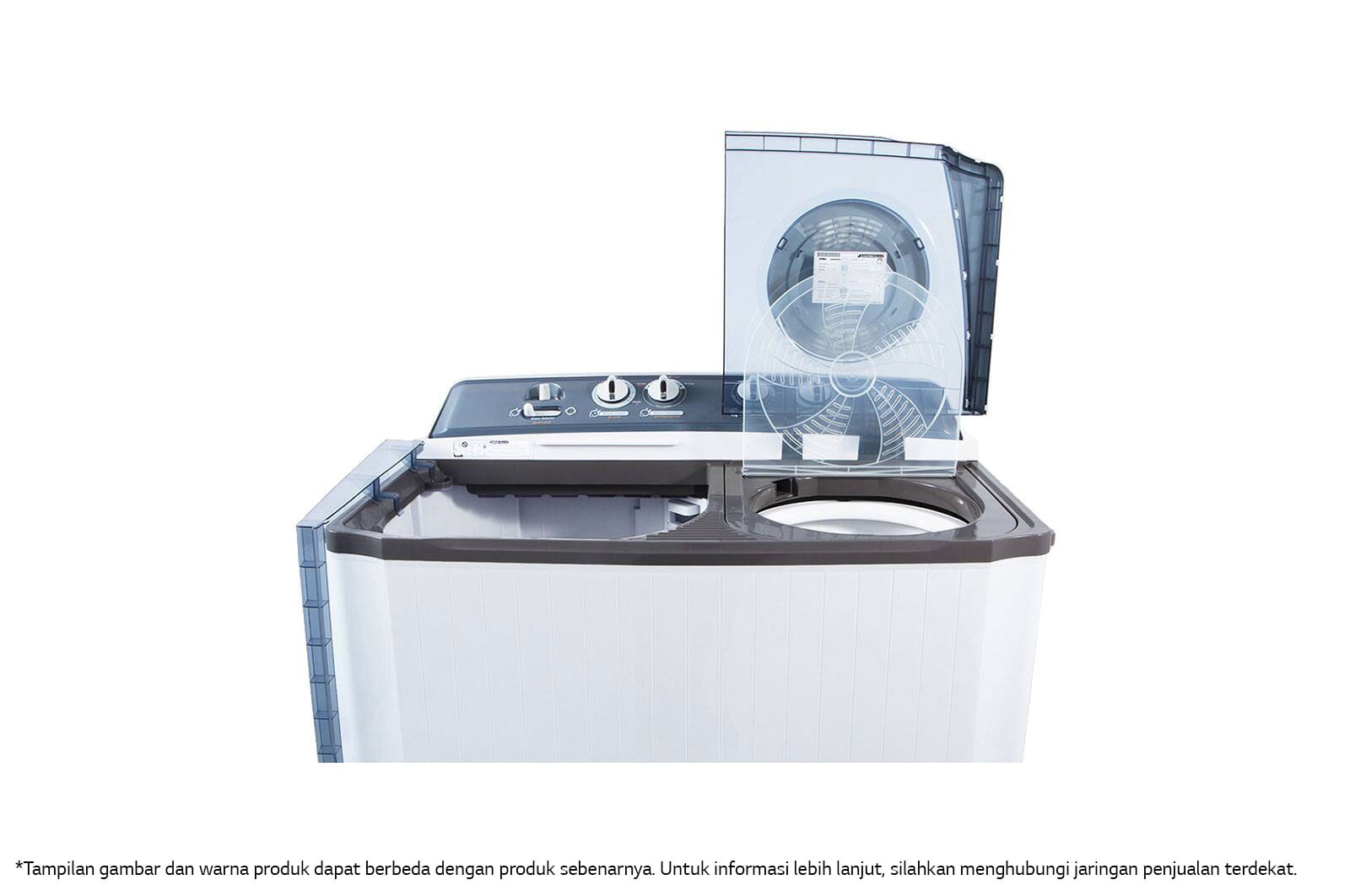 LG 10kg Mesin Cuci 2 Tabung, P1000RT