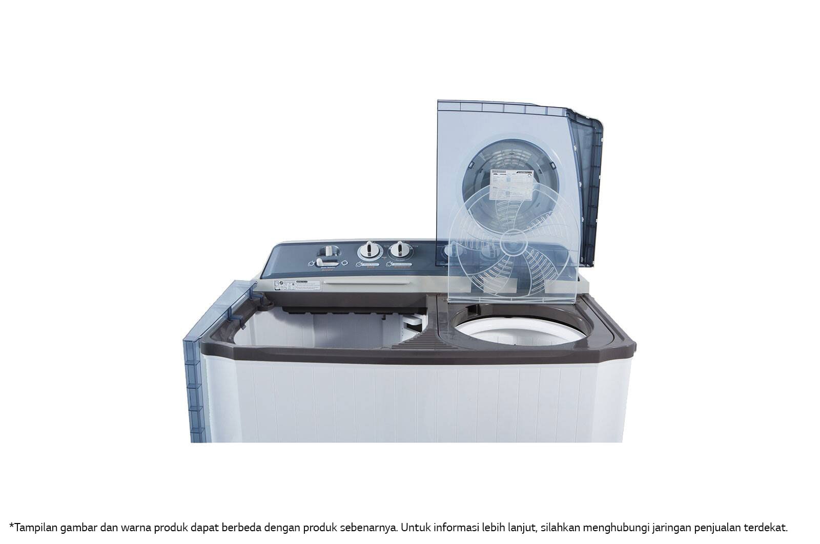 LG 10kg Mesin Cuci 2 Tabung, P1000RT