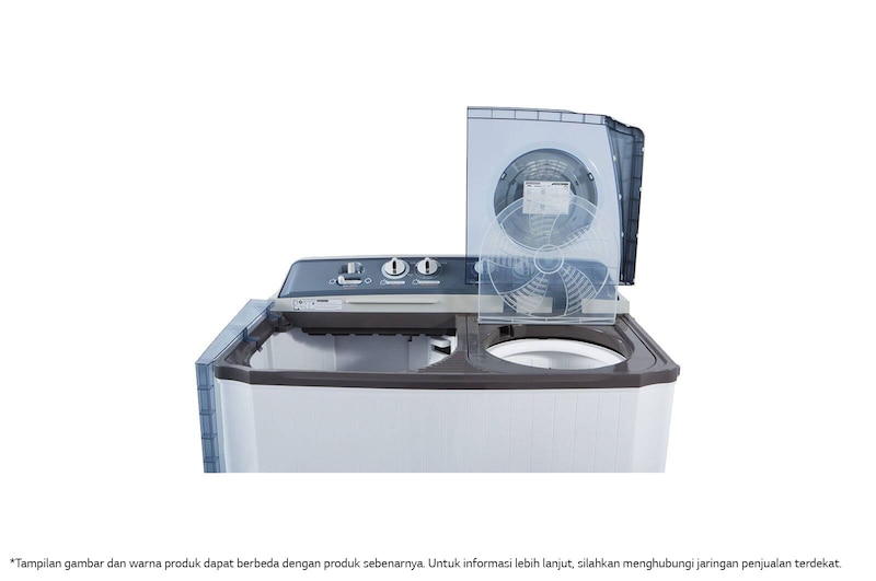 LG 10kg Mesin Cuci 2 Tabung, P1000RT