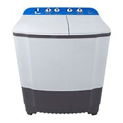 Front view of Mesin Cuci LG 6kg, Dua Tabung P605N